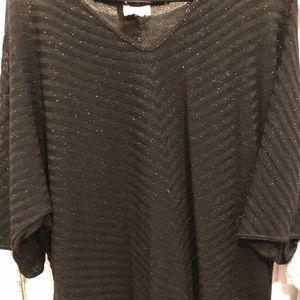 Avenue black sparkly shirt